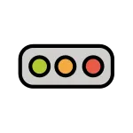 Horizontal Traffic Light SVG Icon
